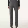 Pantalones pitillo de lana Príncipe de Gales Pantalones pitillo de lana Príncipe de Gales