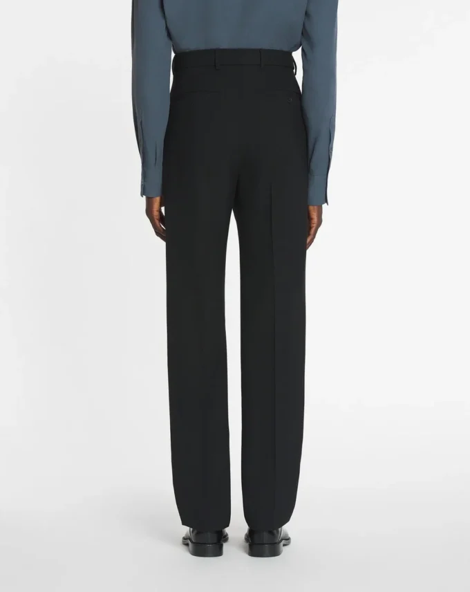 Pantalones rectos de lana Pantalones rectos de lana