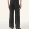 Pantalones vaqueros lavados de corte holgado Pantalones vaqueros lavados de corte holgado