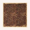Pañuelo de seda con estampado de leopardo Pañuelo de seda con estampado de leopardo