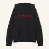 Sudadera con capucha de algodón bordada Lanvin Sudadera con capucha de algodón bordada Lanvin