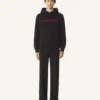 Sudadera con capucha de algodón bordada Lanvin Sudadera con capucha de algodón bordada Lanvin