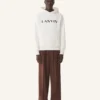 Sudadera con capucha de algodón bordada Lanvin Sudadera con capucha de algodón bordada Lanvin