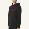 Sudadera con capucha de algodón bordada Lanvin Sudadera con capucha de algodón bordada Lanvin