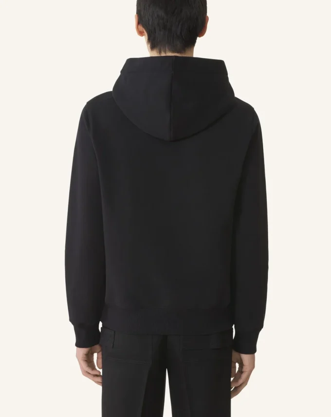 Sudadera con capucha de algodón bordada Lanvin Sudadera con capucha de algodón bordada Lanvin