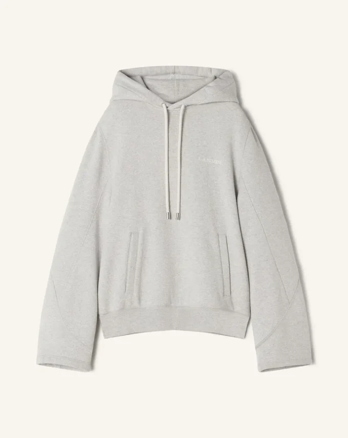 Sudadera con capucha de algodón y cachemira Sudadera con capucha de algodón y cachemira