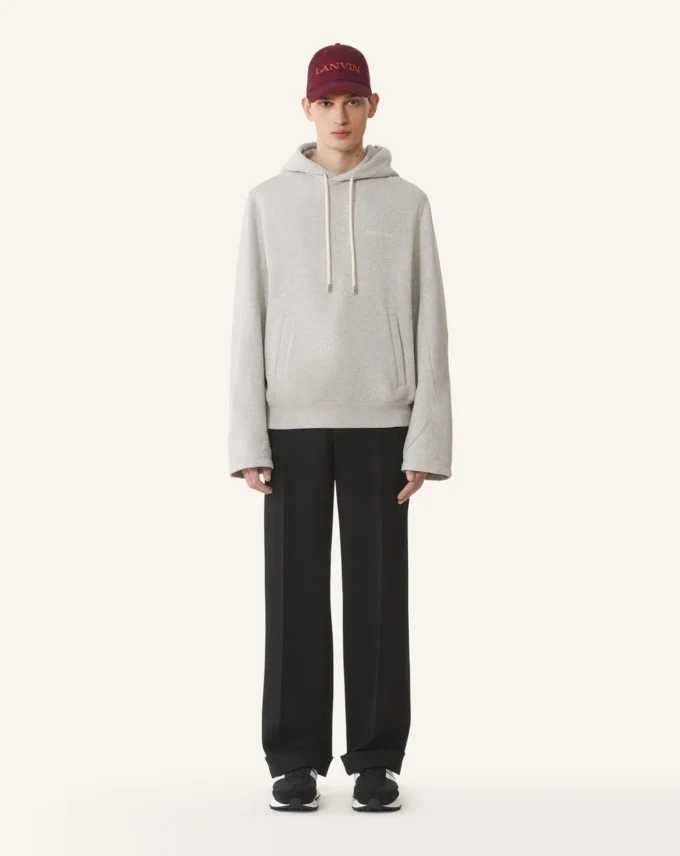 Sudadera con capucha de algodón y cachemira Sudadera con capucha de algodón y cachemira