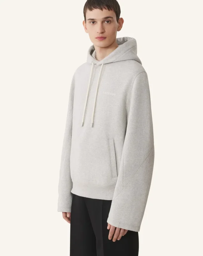 Sudadera con capucha de algodón y cachemira Sudadera con capucha de algodón y cachemira