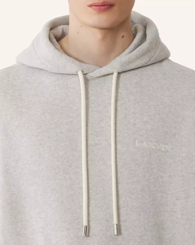 Sudadera con capucha de algodón y cachemira Sudadera con capucha de algodón y cachemira