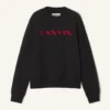 Sudadera de algodón bordada Lanvin Sudadera de algodón bordada Lanvin