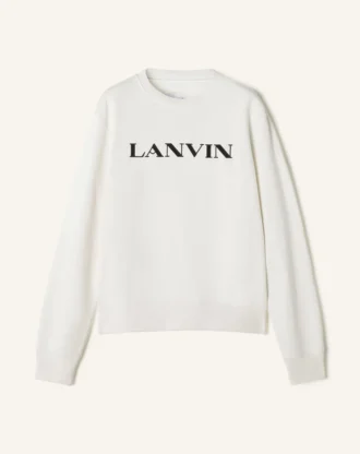 Sudadera de algodón bordada Lanvin Sudadera de algodón bordada Lanvin