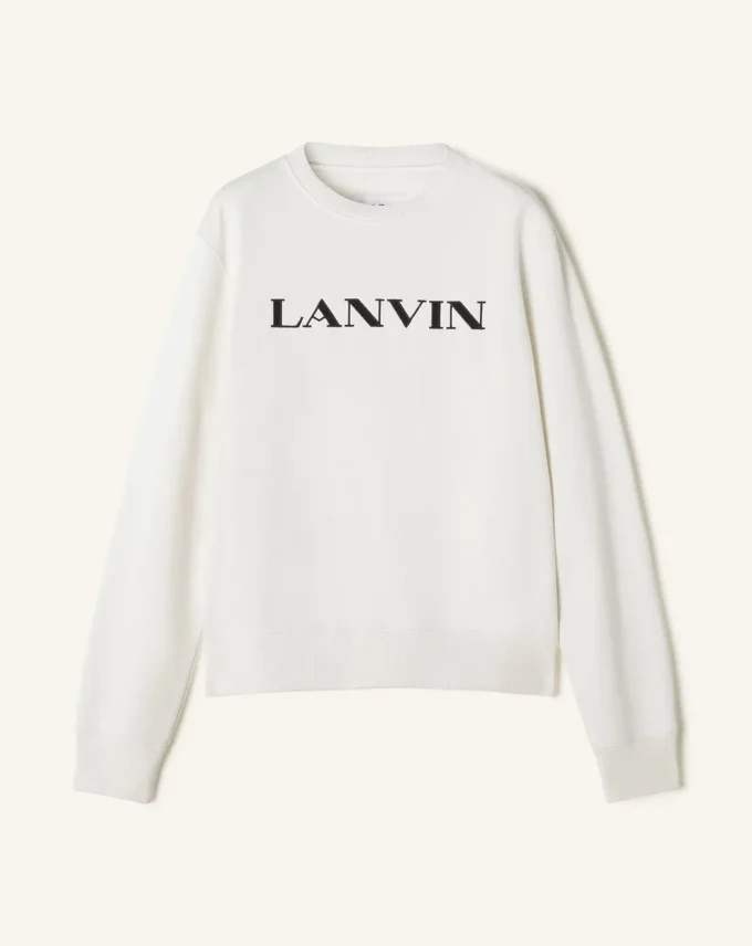 Sudadera de algodón bordada Lanvin Sudadera de algodón bordada Lanvin