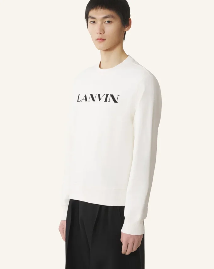 Sudadera de algodón bordada Lanvin Sudadera de algodón bordada Lanvin