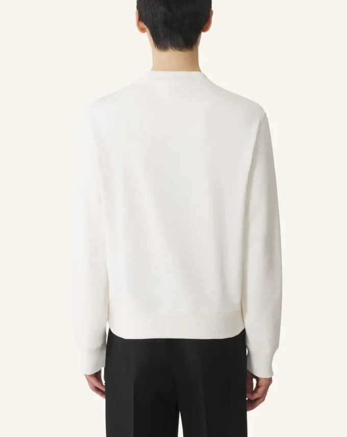 Sudadera de algodón bordada Lanvin Sudadera de algodón bordada Lanvin