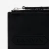 Tarjetero de piel con el sello Lanvin Tarjetero de piel con el sello Lanvin