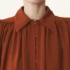 Top de georgette de seda Top de georgette de seda