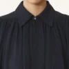 Top de georgette de seda Top de georgette de seda