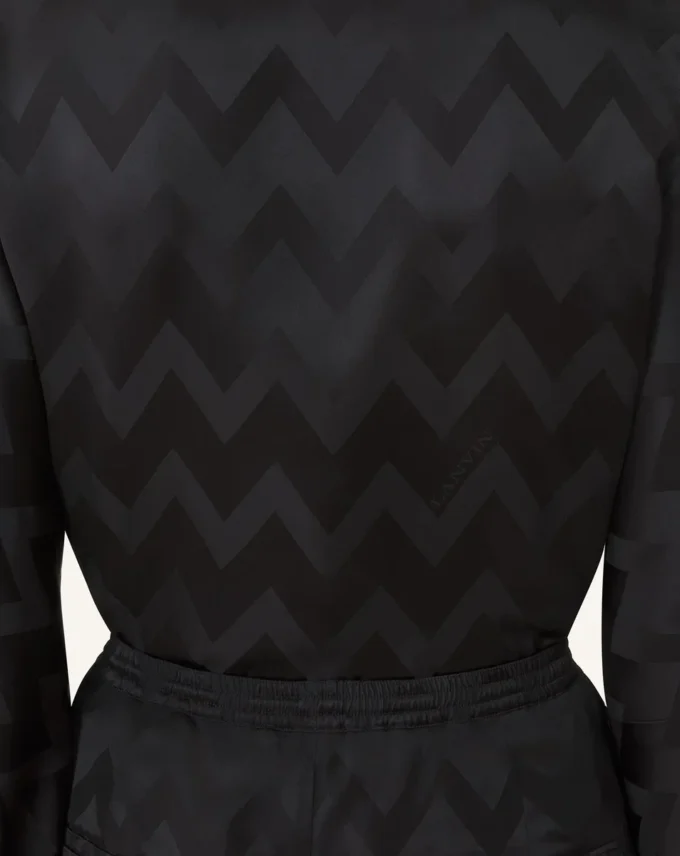 Top fluido en viscosa jacquard