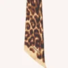 Twilly de seda con estampado de leopardo Twilly de seda con estampado de leopardo