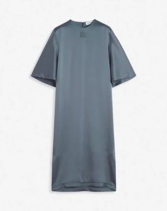 Vestido camiseta de satén