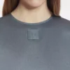 Vestido camiseta de satén