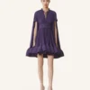 Vestido corto de charmeuse Vestido corto de charmeuse