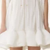 Vestido corto de charmeuse Vestido corto de charmeuse