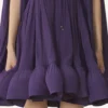 Vestido corto de charmeuse Vestido corto de charmeuse