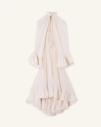 Vestido midi de charmeuse