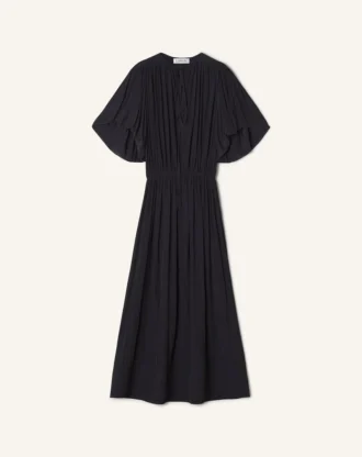 Vestido midi en charmeuse