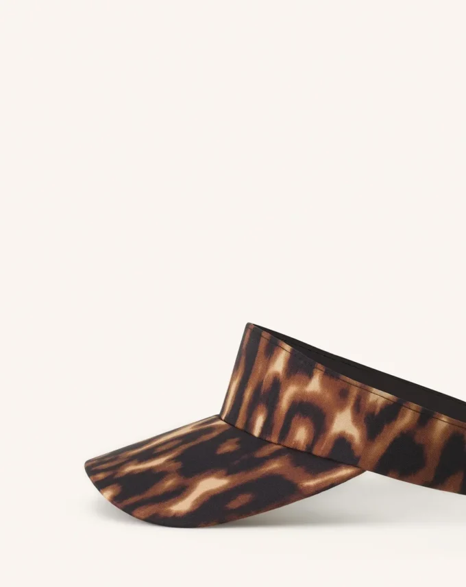 Visera con estampado de leopardo Lanvin Visera con estampado de leopardo Lanvin
