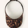 Visera con estampado de leopardo Lanvin Visera con estampado de leopardo Lanvin