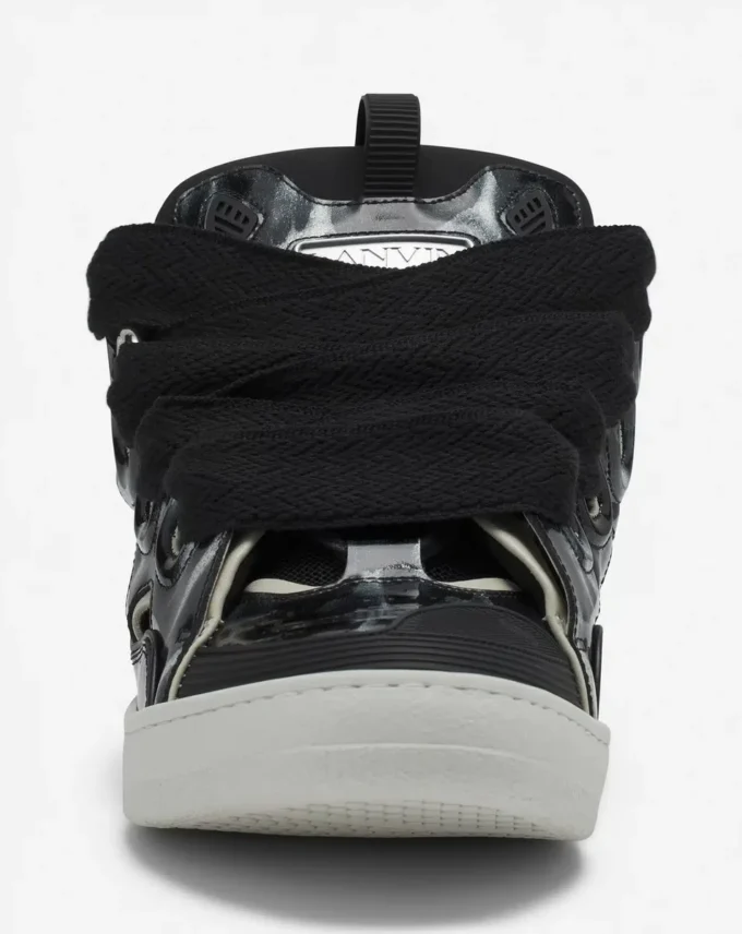 Zapatillas Curb de cuero con purpurina Zapatillas Curb de cuero con purpurina