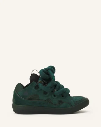 Zapatillas Curb de piel con cordones de serpiente Zapatillas Curb de piel con cordones de serpiente