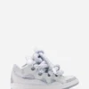 Zapatillas Curb de piel con cordones de serpiente Zapatillas Curb de piel con cordones de serpiente