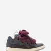 Zapatillas Curb de piel con cordones de serpiente Zapatillas Curb de piel con cordones de serpiente