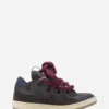 Zapatillas Curb de piel con cordones de serpiente Zapatillas Curb de piel con cordones de serpiente