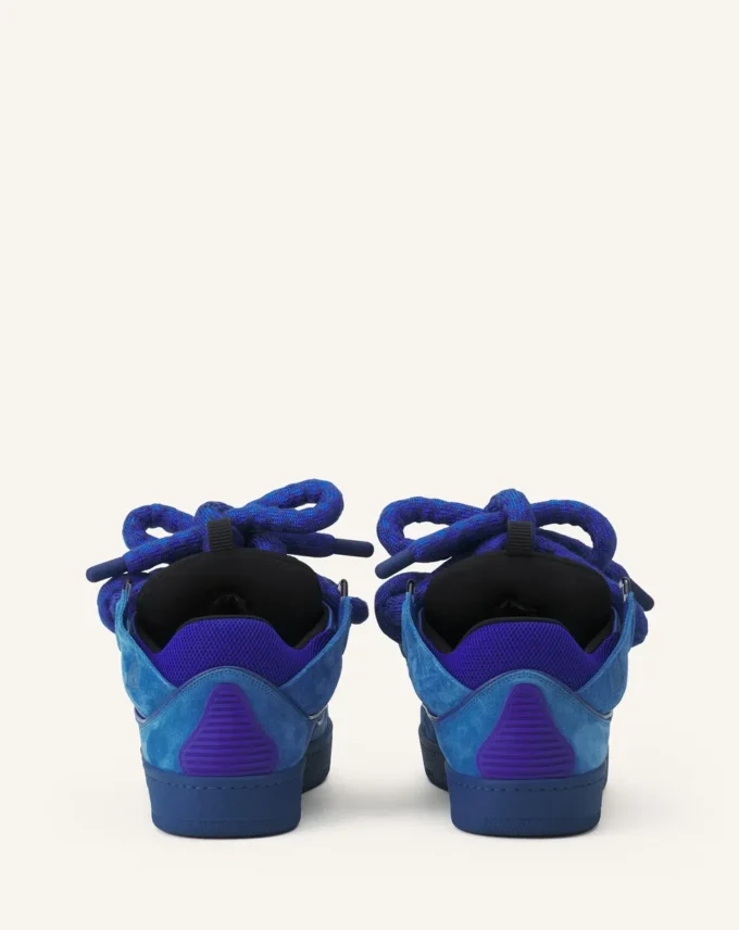 Zapatillas Curb de piel con cordones de serpiente Zapatillas Curb de piel con cordones de serpiente