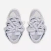 Zapatillas Curb de piel con cordones de serpiente Zapatillas Curb de piel con cordones de serpiente