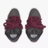 Zapatillas Curb de piel con cordones de serpiente Zapatillas Curb de piel con cordones de serpiente