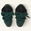 Zapatillas Curb de piel con cordones de serpiente Zapatillas Curb de piel con cordones de serpiente