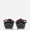 Zapatillas Curb de piel con cordones de serpiente Zapatillas Curb de piel con cordones de serpiente
