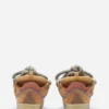 Zapatillas Curb de piel con cordones de serpiente Zapatillas Curb de piel con cordones de serpiente