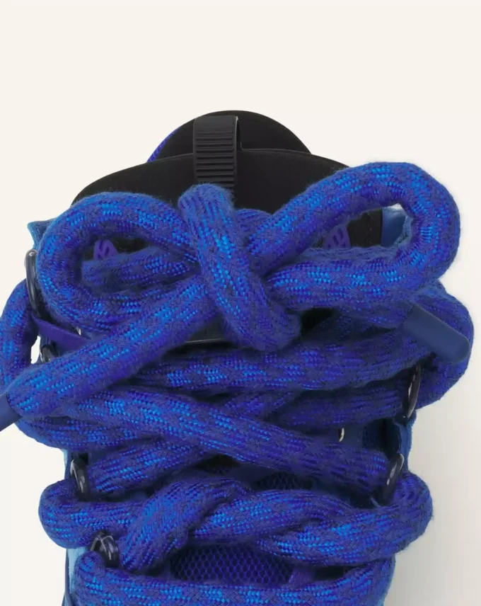 Zapatillas Curb de piel con cordones de serpiente Zapatillas Curb de piel con cordones de serpiente