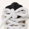 Zapatillas Curb de piel con cordones de serpiente Zapatillas Curb de piel con cordones de serpiente