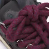 Zapatillas Curb de piel con cordones de serpiente Zapatillas Curb de piel con cordones de serpiente