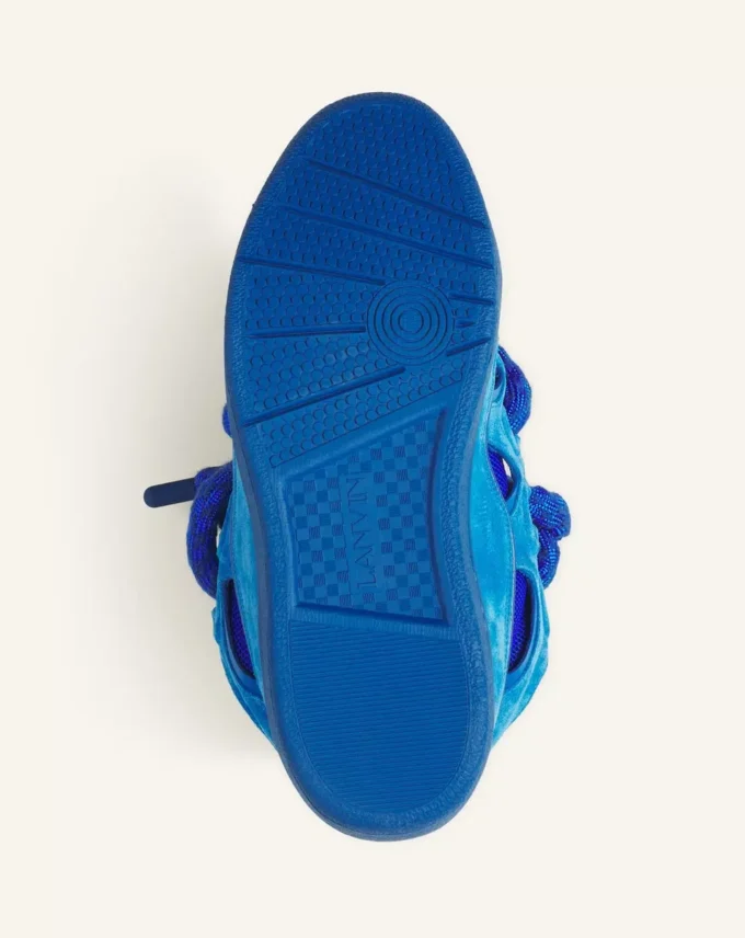 Zapatillas Curb de piel con cordones de serpiente Zapatillas Curb de piel con cordones de serpiente