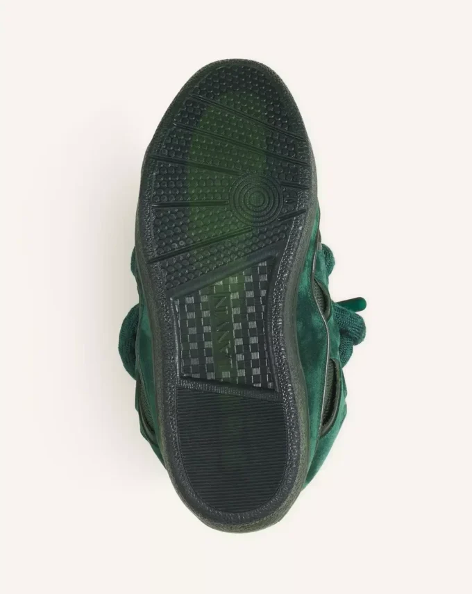 Zapatillas Curb de piel con cordones de serpiente Zapatillas Curb de piel con cordones de serpiente
