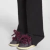 Zapatillas Curb de piel con cordones de serpiente Zapatillas Curb de piel con cordones de serpiente