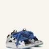 Zapatillas Curb de piel metalizada con cordones de malla Zapatillas Curb de piel metalizada con cordones de malla